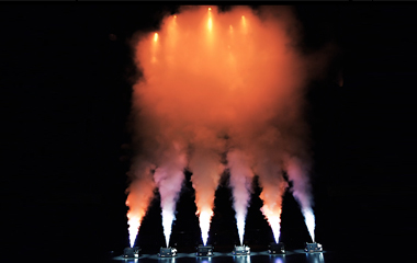 DJPOWER舞台设备变色双管速喷气柱产品展示视频